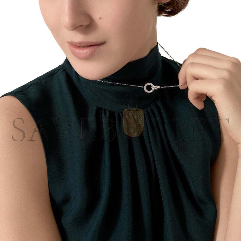 CARTIER LOVE NECKLACE, PAVED B7216300